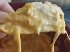Perfect Buffalo chicken dip