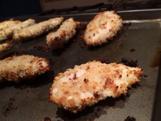 Panko & Almond Crusted Chicken Fingers