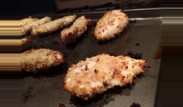 Panko & Almond Crusted Chicken Fingers