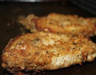 Pretzel Encrusted Pork Chops