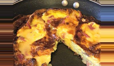Low Carb Ham and Brie Frittata