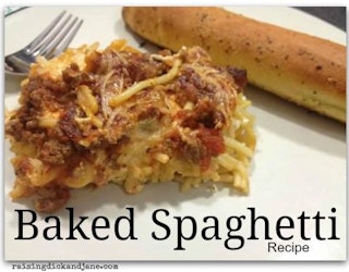 Baked Spaghetti (A Family Favorite)