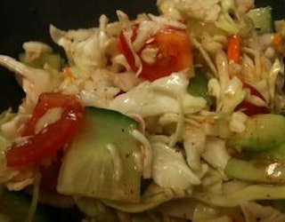 Low-Calorie Ceasar Cole Slaw