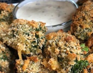 The BEST Crispy Cheese Baked Broccoli Recipe