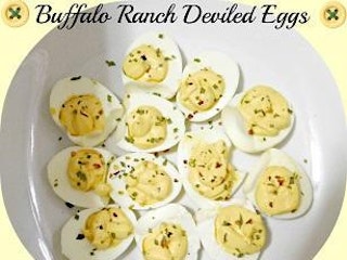 Buffalo Ranch Deviled Eggs