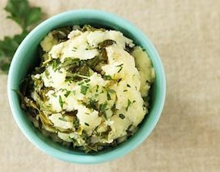Olive Oil Garlic Mashed Potatoes