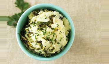 Olive Oil Garlic Mashed Potatoes