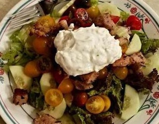 Quick & Easy Souvlaki Salad