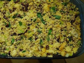 Sausage and Corn Bread Stuffing