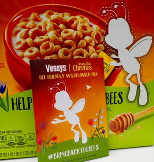 Honey Nut Cheerios BuzzBee Save The Bees Box Change