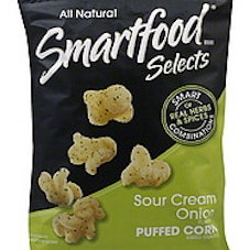 Smartfood Selects Sour Cream Onion Puffed Corn