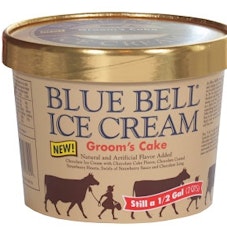 Blue Bell Ice Cream Groom's Cake