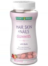 Nature's Bounty Nature s Bounty Optimal Solutions Hair, Skin and Nails Gummies