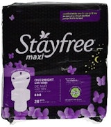 Stayfree Overnight Maxi Pads with Wings