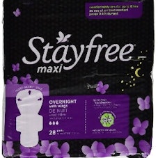Stayfree Overnight Maxi Pads with Wings