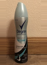 Degree Motion Sense UltraClear Black + White Pure Rain Dry Spray Deodorant