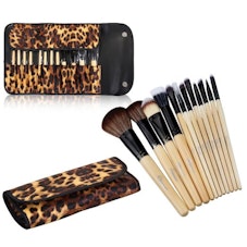 Ovonni Leopard Print, A Pattern Never Out of Date ?Ovonni 12 piece Leopard Brush Set Review