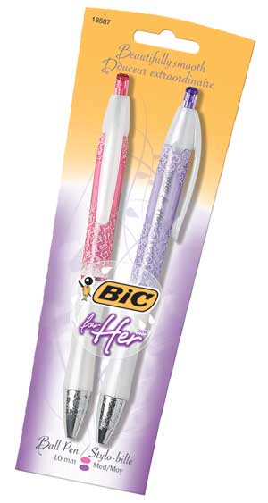 BiC For Her Retractable Ball Pens Review | SheSpeaks