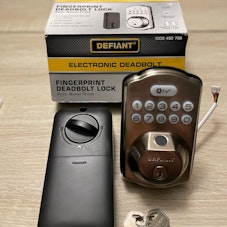 Defiant Fingerprint Keypad Deadbolt 