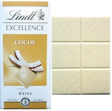 Lindt Excellence White Chocolate White Coconut