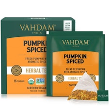 Vahdam India Pumpkin spiced tea
