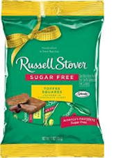 Russell Stover Sugar Free Toffee Square
