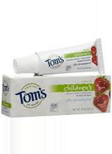 Tom's of Maine Children's Natural Toothpaste Fluoride Silly Strawberry