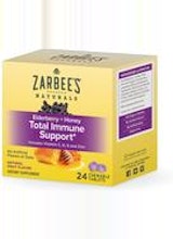 Zarbee's Elderberry + Honey Total Immune Support* Chewable Tablets