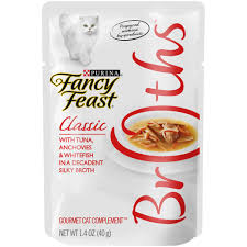 Fancy Feast Broths Classic with Tuna Anchovies Whitefish Review SheSpeaks