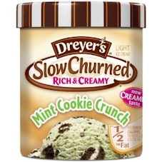 Dreyers Mint Cookie Crunch Slow Churned Ice Cream