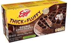 Kelloggs Eggo Thick & Fluffy Double Chocolatey Waffles