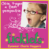 Ficklets Eyewear Charm Huggers for Eyeglasses Ficklets