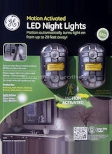 GE Motion Activated lights