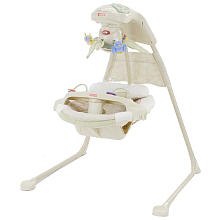 Fisher price nature's hot sale touch cradle swing