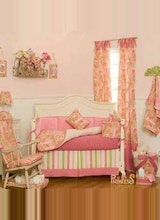 BabyBedding.com 4 piece crib set in Pink paisley