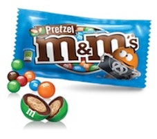 M&M Fun Size Pretzel Chocolate Candies, Chocolate