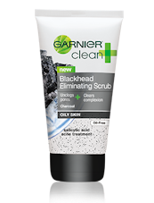 L'Oreal  Garnier Clean + Blackhead Eliminating Scrub 