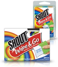 Easy Stain Removal with Shout Wipes
