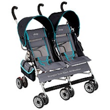 Kolcraft Jeep Wrangler Twin Sport All-Weather Umbrella Stroller