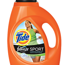 Tide plus Febreze Freshness Sport Liquid Laundry Detergent