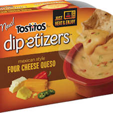 Tostitos  Dip-etizers Four Cheese Queso