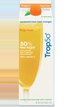 Tropicana Trop50 Pulp Free Orange Juice