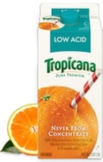 Tropicana Pure Premium Low Acid 100% Juice Orange No Pulp with