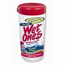 Wet Ones Fresh Scent Antibacterial Travel Pack Hand Wipes, 24 ct