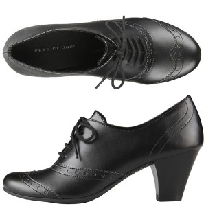 Black and white hot sale oxford shoes payless